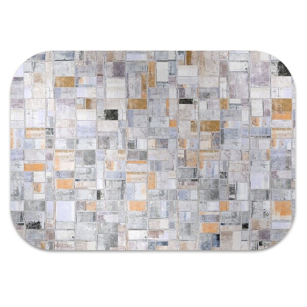 Tapis protège sol Tuiles colorées