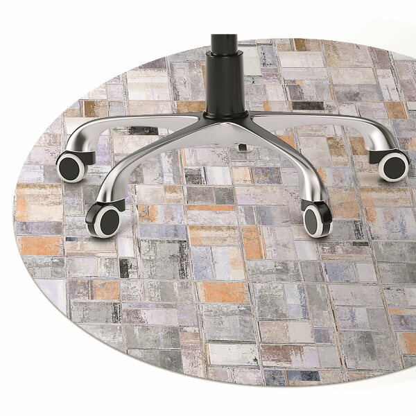 Tapis protège sol Tuiles colorées