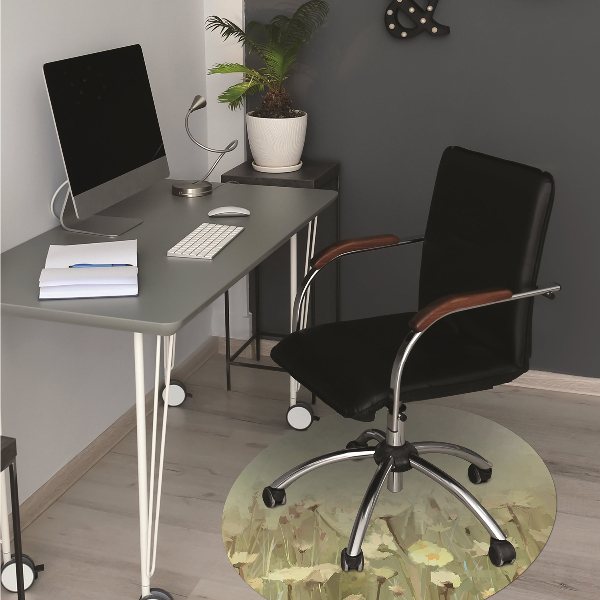Tapis de chaise Fleurs de terrain