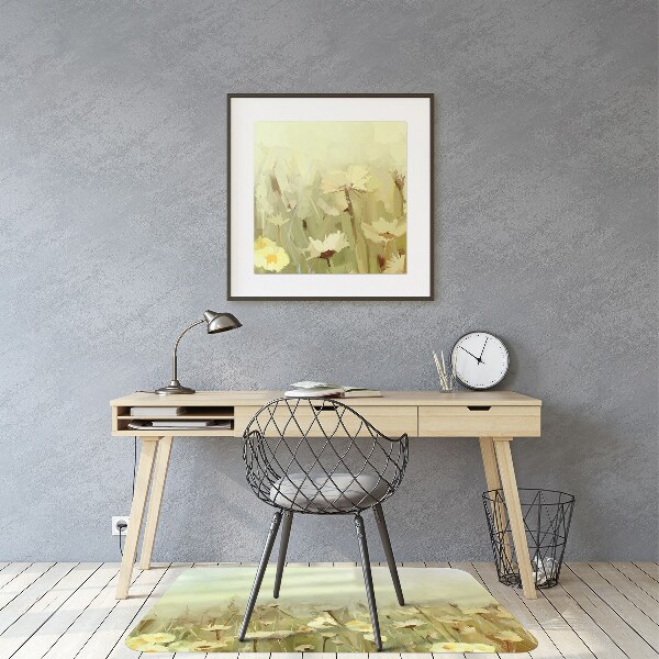 Tapis de chaise Fleurs de terrain