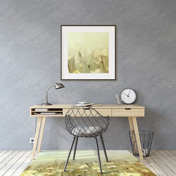 Tapis de chaise Fleurs de terrain
