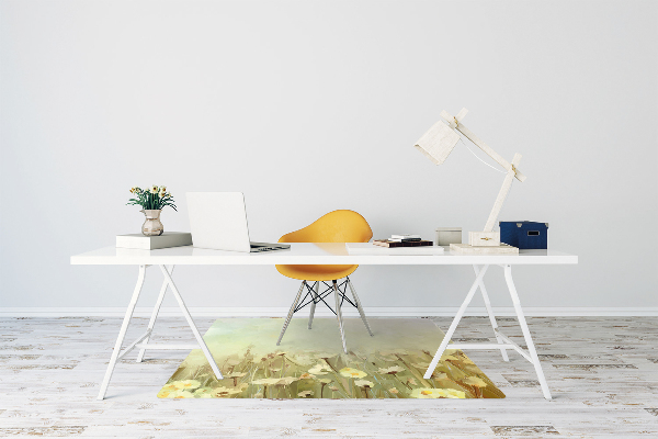 Tapis de chaise Fleurs de terrain
