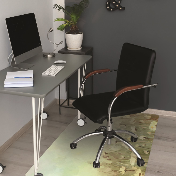 Tapis de chaise Fleurs de terrain