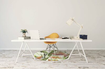 Tapis pour chaise de bureau Plantes tropicales