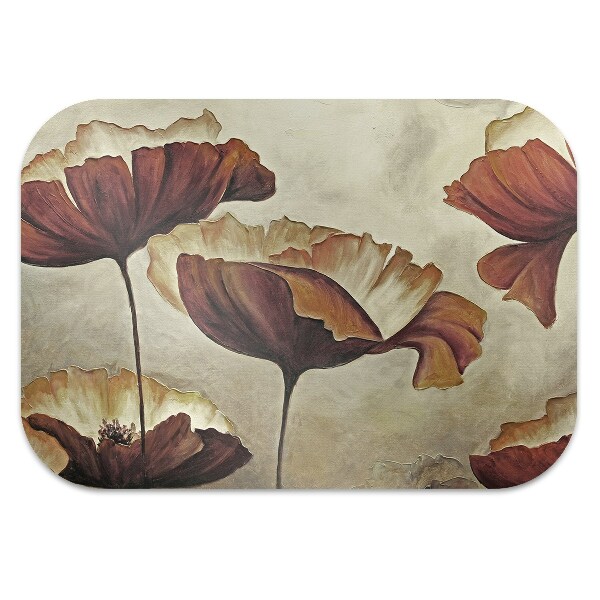 Tapis protection sol Grand pavot