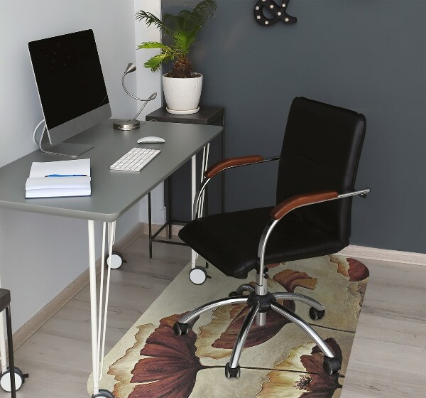 Tapis protection sol Grand pavot