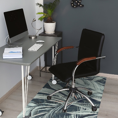 Tapis fauteuil bureau do biura Feuilles exotiques