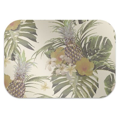 Tapis de chaise de bureau Ananas