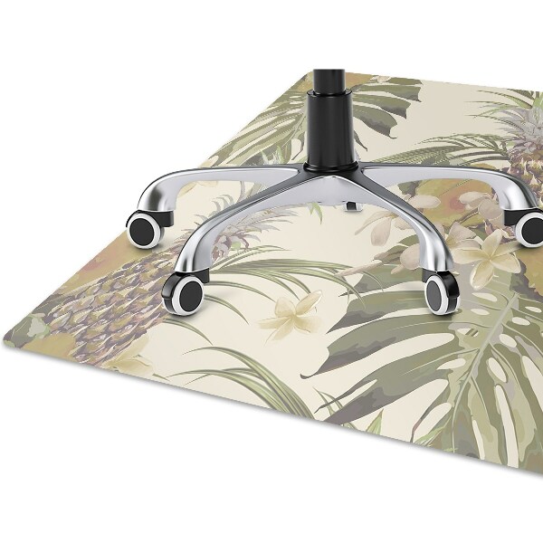 Tapis de chaise de bureau Ananas