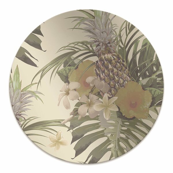 Tapis de chaise de bureau Ananas