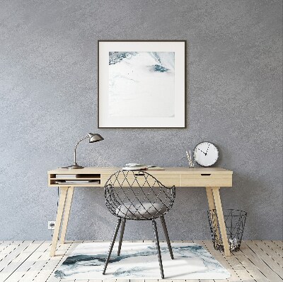 Tapis fauteuil bureau do biura Abstraction hivernale