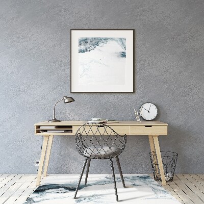 Tapis fauteuil bureau do biura Abstraction hivernale