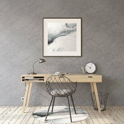 Tapis fauteuil bureau do biura Abstraction hivernale