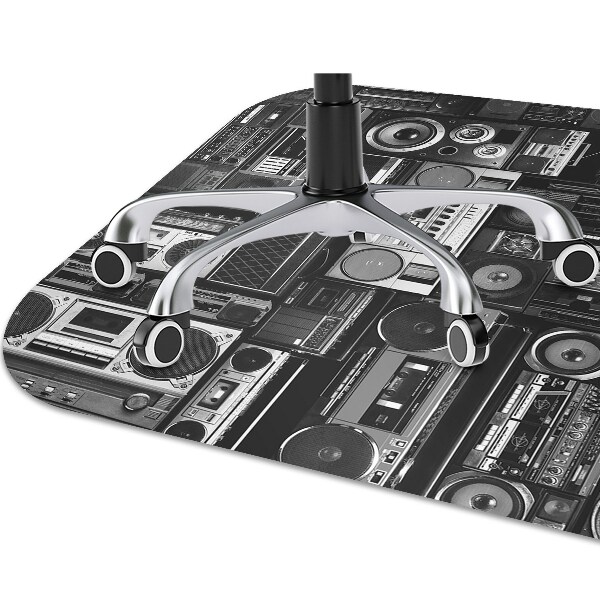Tapis pour chaise de bureau Old School Boombox