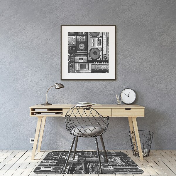 Tapis pour chaise de bureau Old School Boombox