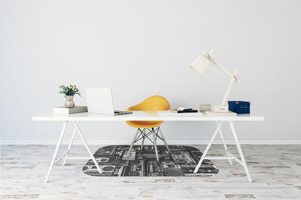 Tapis pour chaise de bureau Old School Boombox