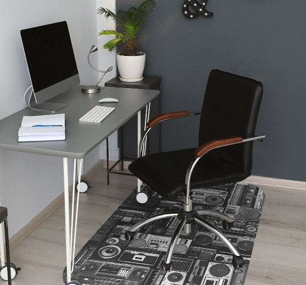Tapis pour chaise de bureau Old School Boombox