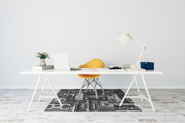Tapis pour chaise de bureau Old School Boombox