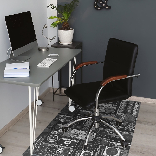 Tapis pour chaise de bureau Old School Boombox