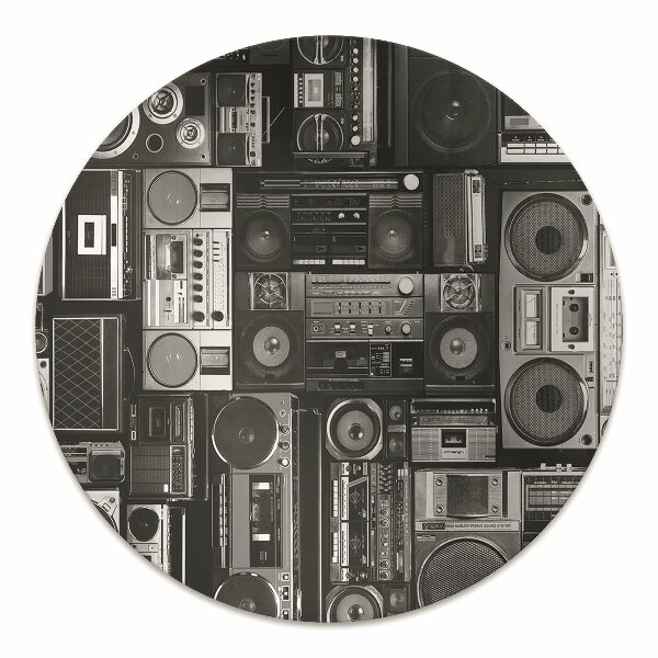 Tapis pour chaise de bureau Old School Boombox