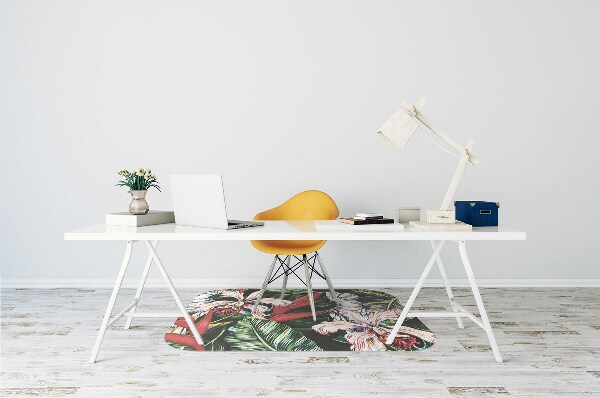 Tapis pour chaise de bureau Perroquet dans les tropiques