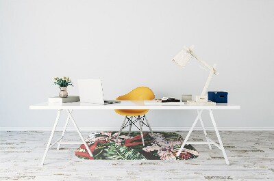 Tapis pour chaise de bureau Perroquet dans les tropiques