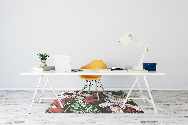 Tapis pour chaise de bureau Perroquet dans les tropiques