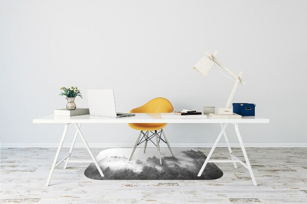 Tapis bureau Forêt brumeuse