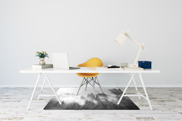 Tapis bureau Forêt brumeuse