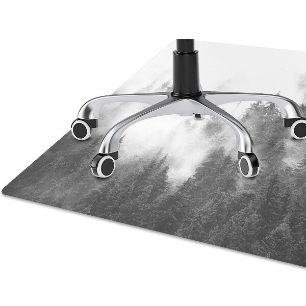 Tapis bureau Forêt brumeuse