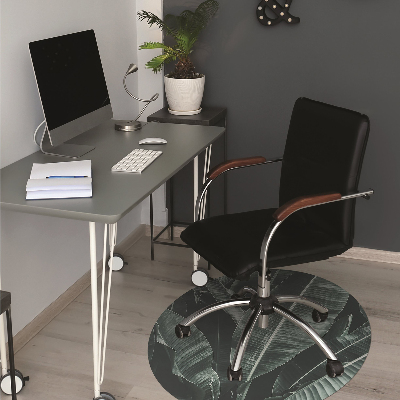 Tapis fauteuil bureau do biura Feuilles exotiques