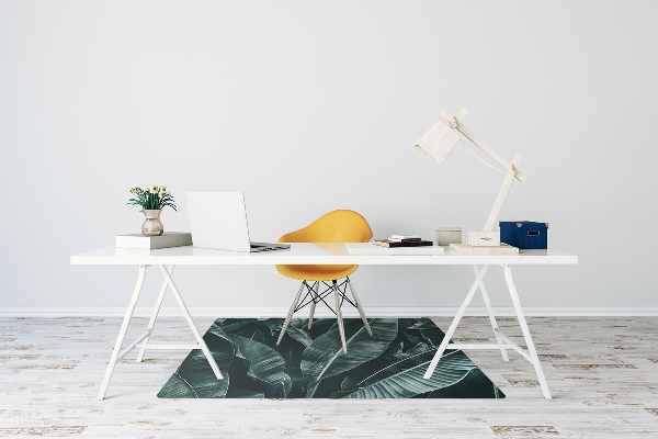 Tapis fauteuil bureau do biura Feuilles exotiques