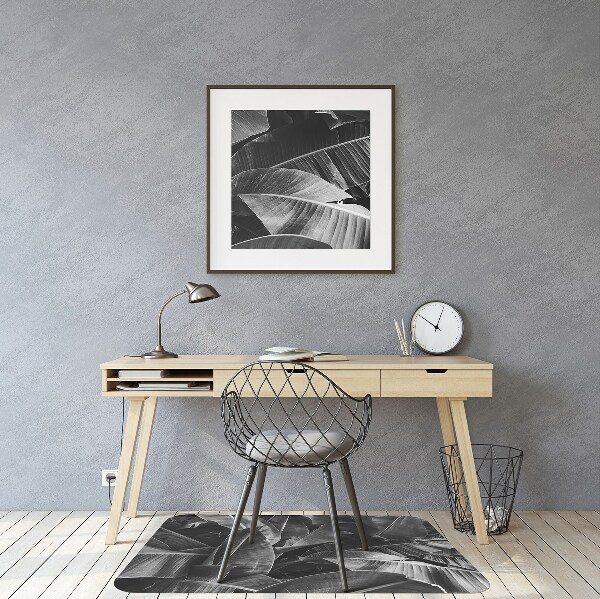 Tapis bureau Grandes feuilles