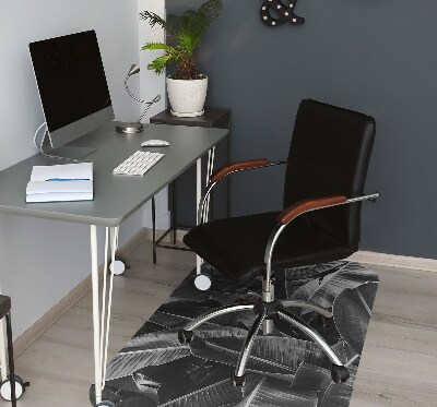 Tapis bureau Grandes feuilles