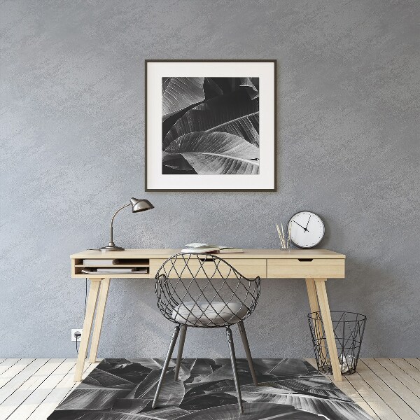 Tapis bureau Grandes feuilles