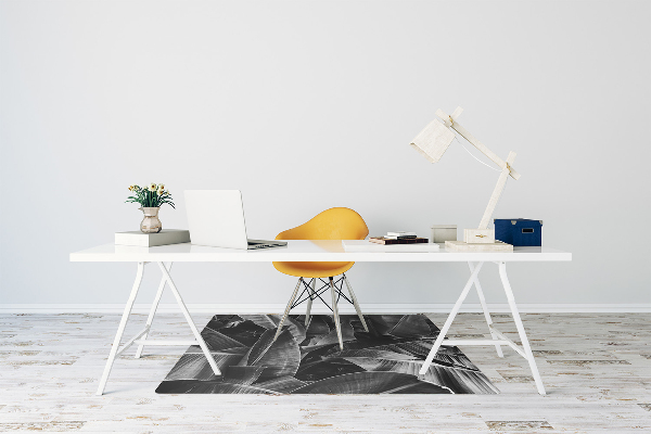 Tapis bureau Grandes feuilles
