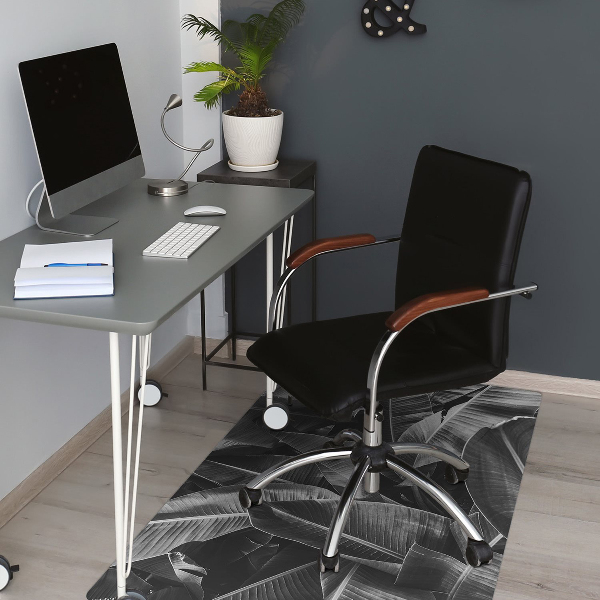 Tapis bureau Grandes feuilles