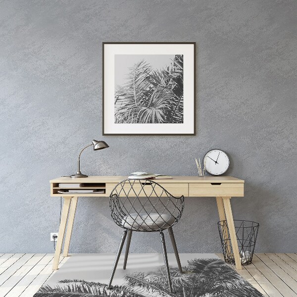 Tapis pour chaise de bureau Palmiers sur le ciel