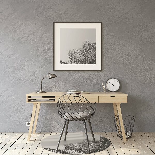 Tapis pour chaise de bureau Palmiers sur le ciel