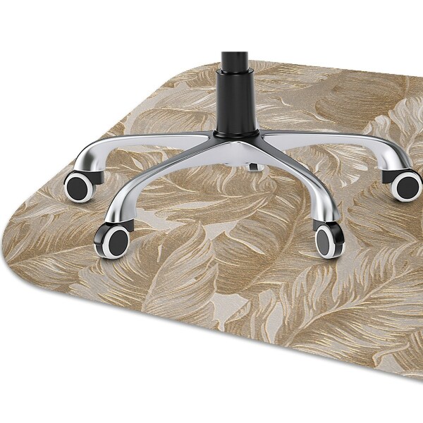 Tapis de chaise feuilles d'or