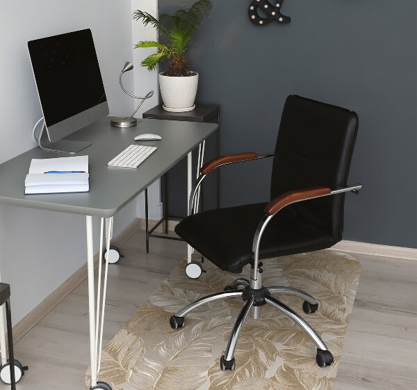 Tapis de chaise feuilles d'or