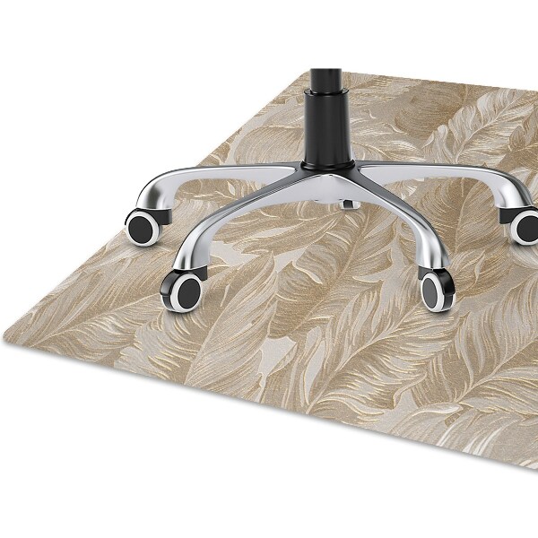 Tapis de chaise feuilles d'or