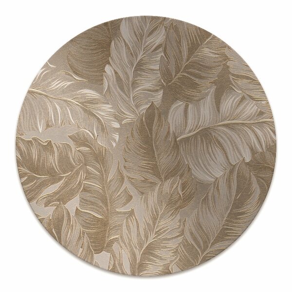 Tapis de chaise feuilles d'or