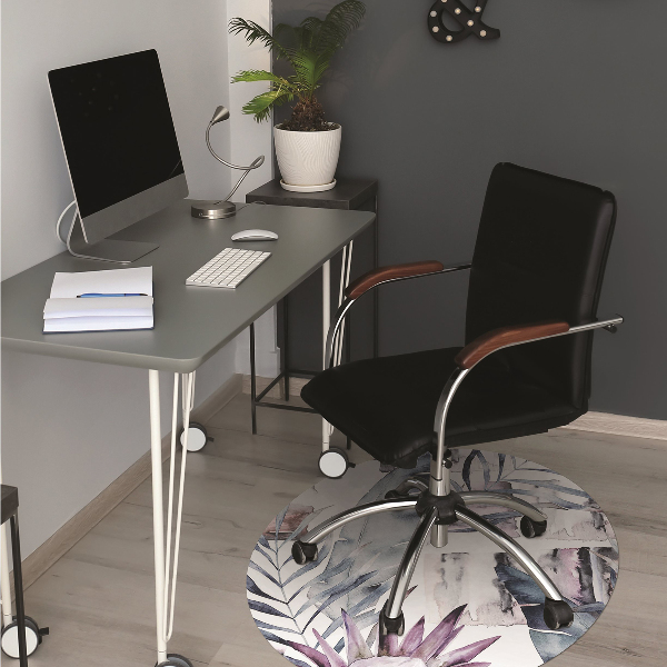 Tapis protège sol Fleurs de marbre