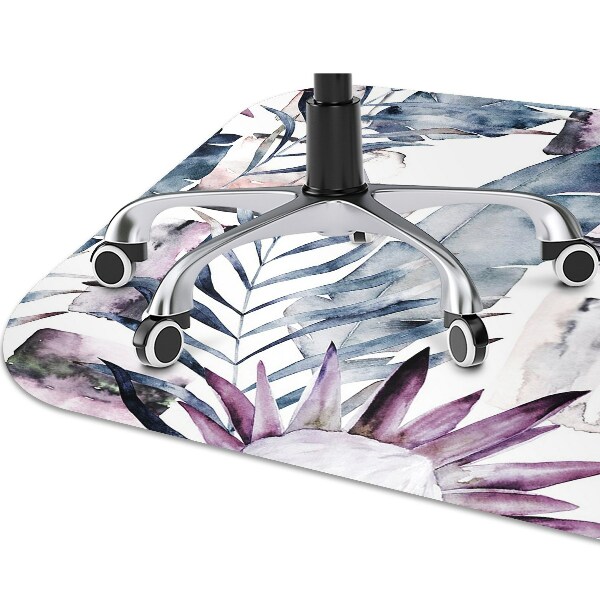 Tapis protège sol Fleurs de marbre