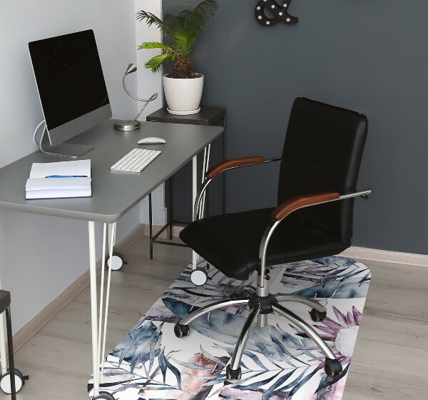 Tapis protège sol Fleurs de marbre