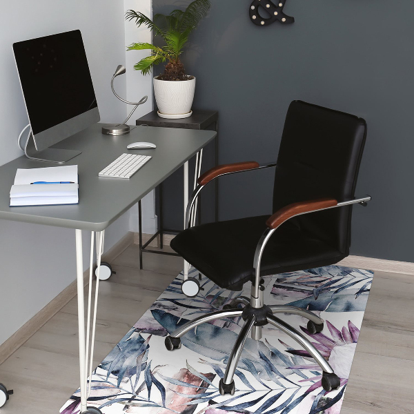 Tapis protège sol Fleurs de marbre