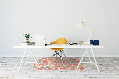 Tapis pour chaise de bureau Larmes colorées