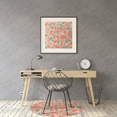 Tapis pour chaise de bureau Larmes colorées