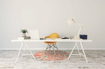 Tapis pour chaise de bureau Larmes colorées